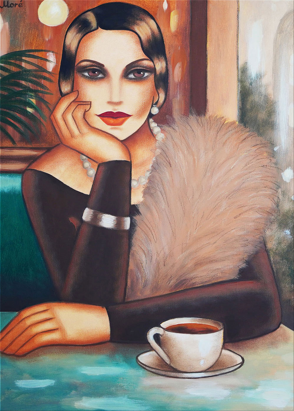 Bild von Ekaterina Moré: Bild 'Nostalgia' (2024) (Original / Unikat), auf Keilrahmen