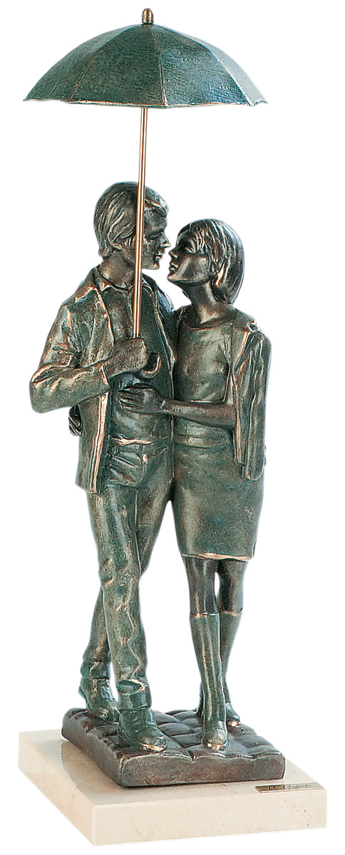 Bild von Angeles Anglada: Skulptur 'Herbst', Kunstguss Steinoptik