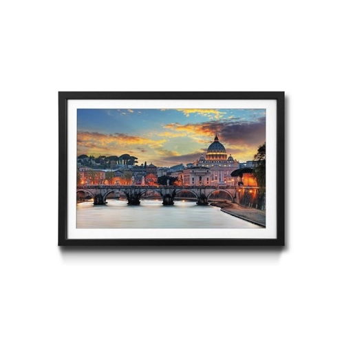 Bild von WandbilderXXL Bild mit Rahmen Vatican, Rom – Ein stilvolles Wandbild für Ihr Zuhause