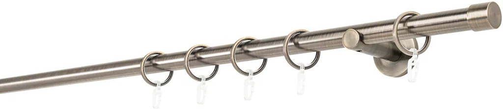 Bild von mydeco Gardinenstange 20mm Cap Wandträger 6,5 cm, 1-läufig, Fixmaß, verschraubt