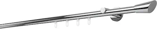 Bild von Gardinenstange MYDECO "20mm Rag Wandträger 6,5 cm", grau (chromfarben), L:220cm, Gardinenstangen