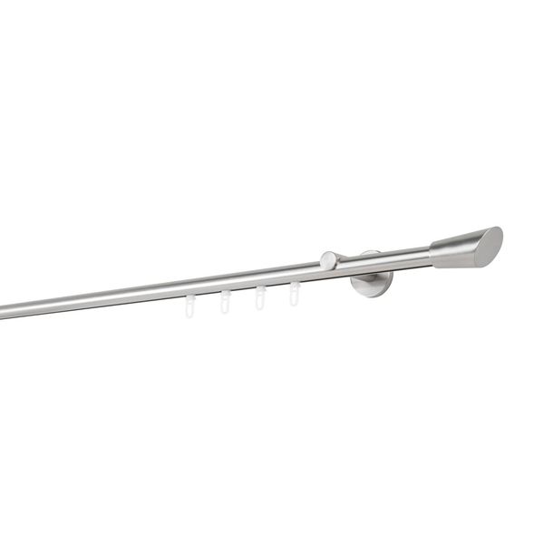 Bild von 20mm,1-läufig,Profil,Wandträger 6,5cm,Endstück rag Farbe: Edelstahl-Optik, Größe: 290cm