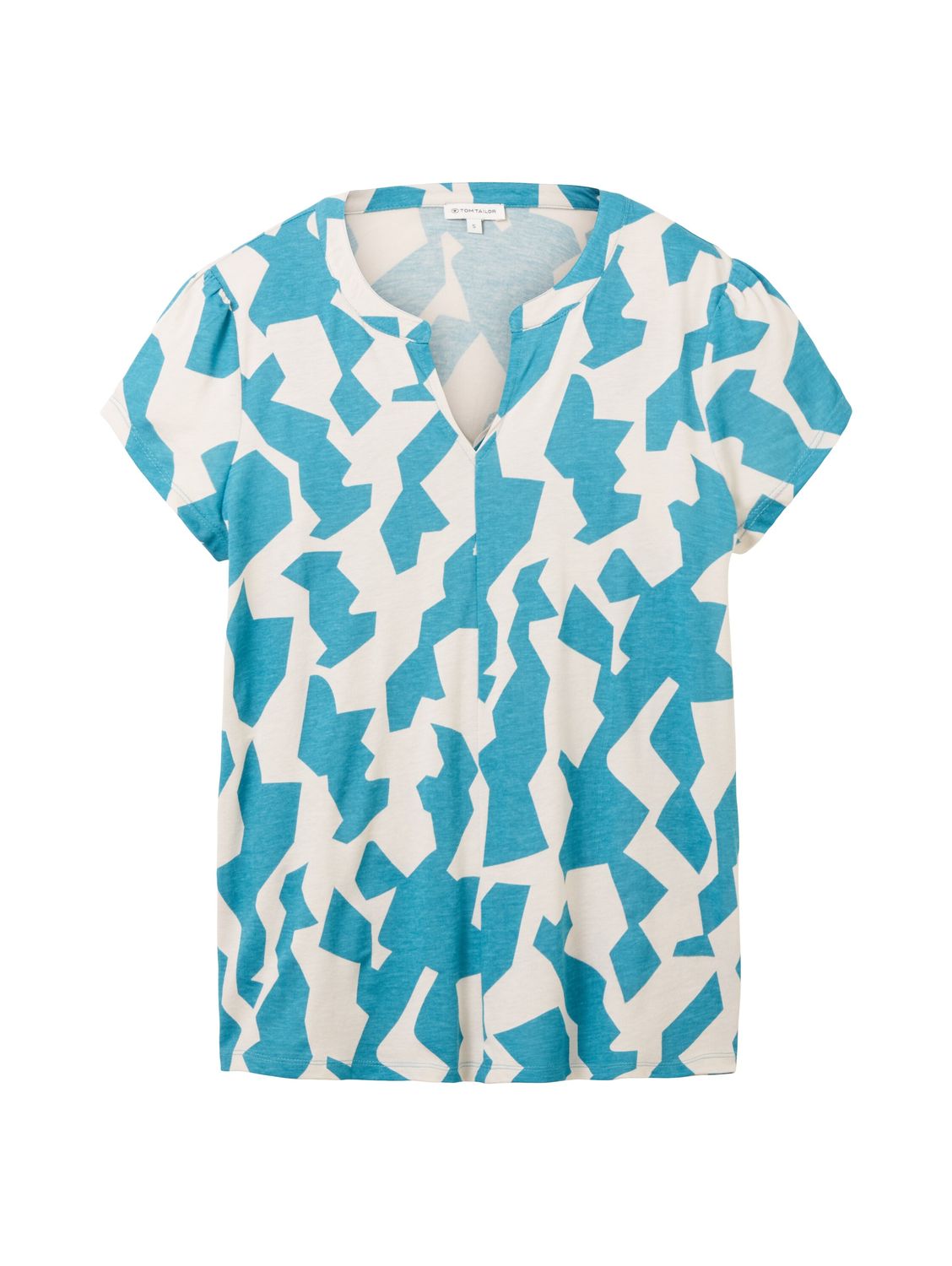 Bild von Tom Tailor Damen Kurzarm Bluse FLUENT - Regular Fit