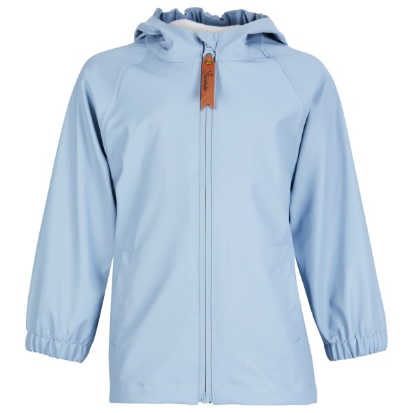 Bild von Sterntaler Regenjacke ungefüttert uni - Kinder Regenjacke wasserdicht - Jungen Jacke mit verschweißten Nähten, Kapuze und reflektierendem Detail - robuste Regenbekleidung - blau, Größe 98