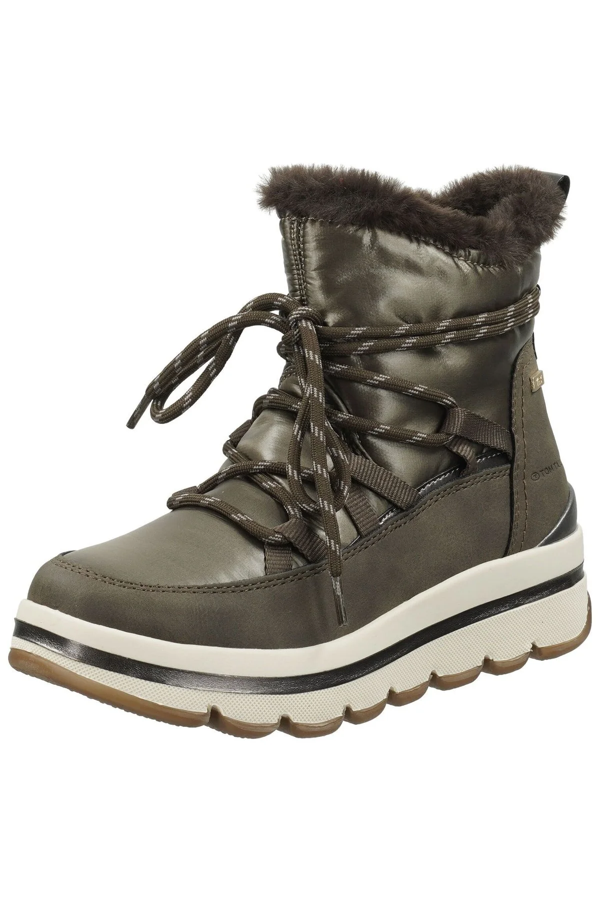 Bild von Tom Tailor Stiefelette Rot Flacher Absatz für Damen - 40