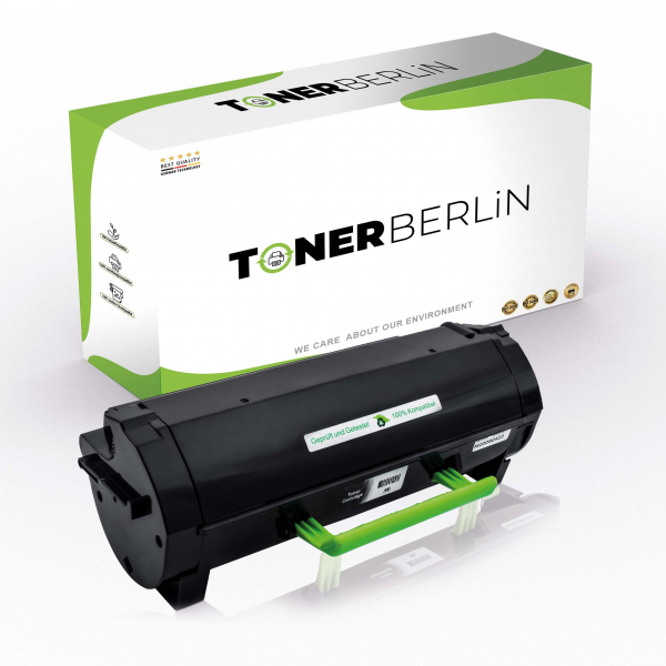 Bild von 1x Rebuilt Toner 502 50F2000 Schwarz Kompatibel für Lexmark MS610DTE