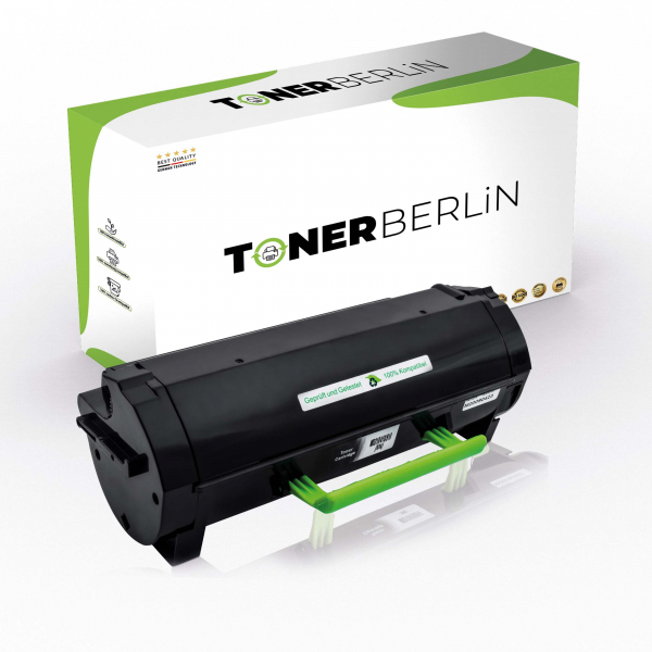 Bild von 1x Rebuilt Toner 602 60F2000 Schwarz Kompatibel für Lexmark MX511DTE