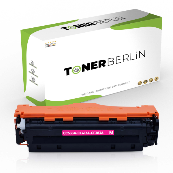 Bild von 1x Rebuilt Toner 304A CC533A Magenta kompatibel für HP Color Laserjet CP2020NF