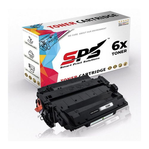 Bild von SPS Tonerkartusche Kompatibel für HP Laserjet Enterprise P3015D 55X (6er Pack)