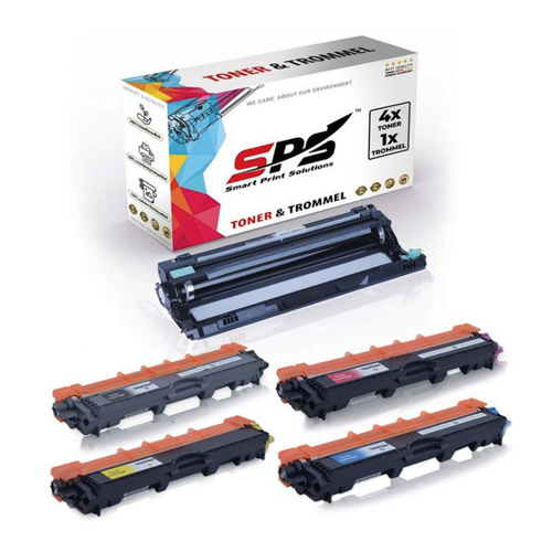 Bild von SPS Tonerkartusche Kompatibel für Brother DCP-L3517 DR-243CL TN-247BK (5er Pack)