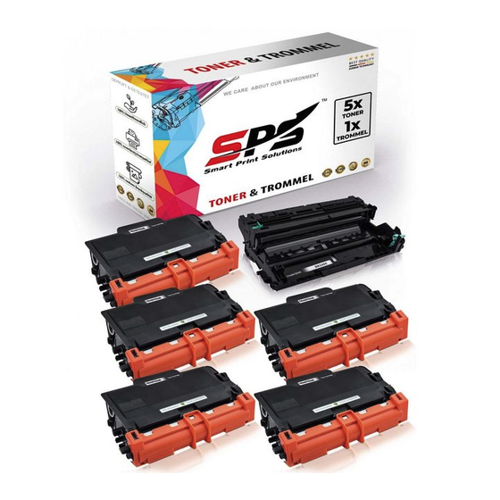 Bild von SPS Tonerkartusche Kompatibel für Brother HL-L5000 DR-3400 TN-3430, (6er Pack)