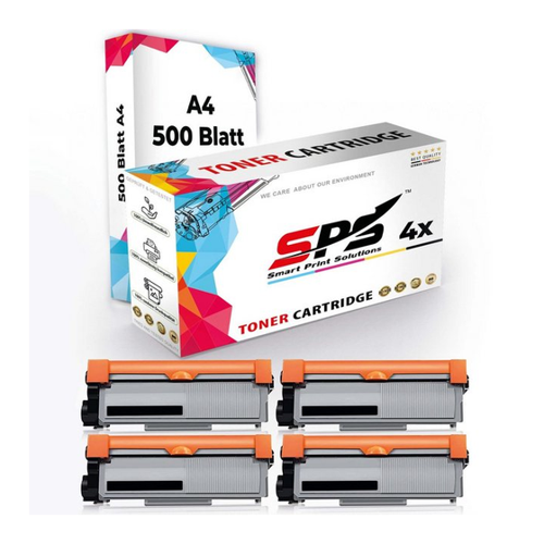 Bild von SPS Tonerkartusche und Druckerpapier Set für Brother Drucker