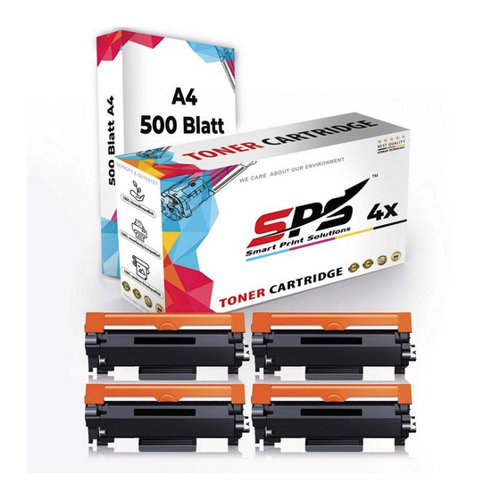 Bild von SPS Tonerkartusche Druckerpapier A4 + 4x Multipack Set Kompatibel für Brother MFC-L 2710