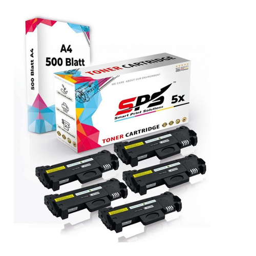 Bild von SPS Tonerkartusche Druckerpapier A4 + 5x Multipack Set für Samsung Xpress M