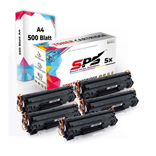 Bild von SPS Tonerkartusche Druckerpapier A4 + 5x Multipack Set für Canon i-SENSYS MF