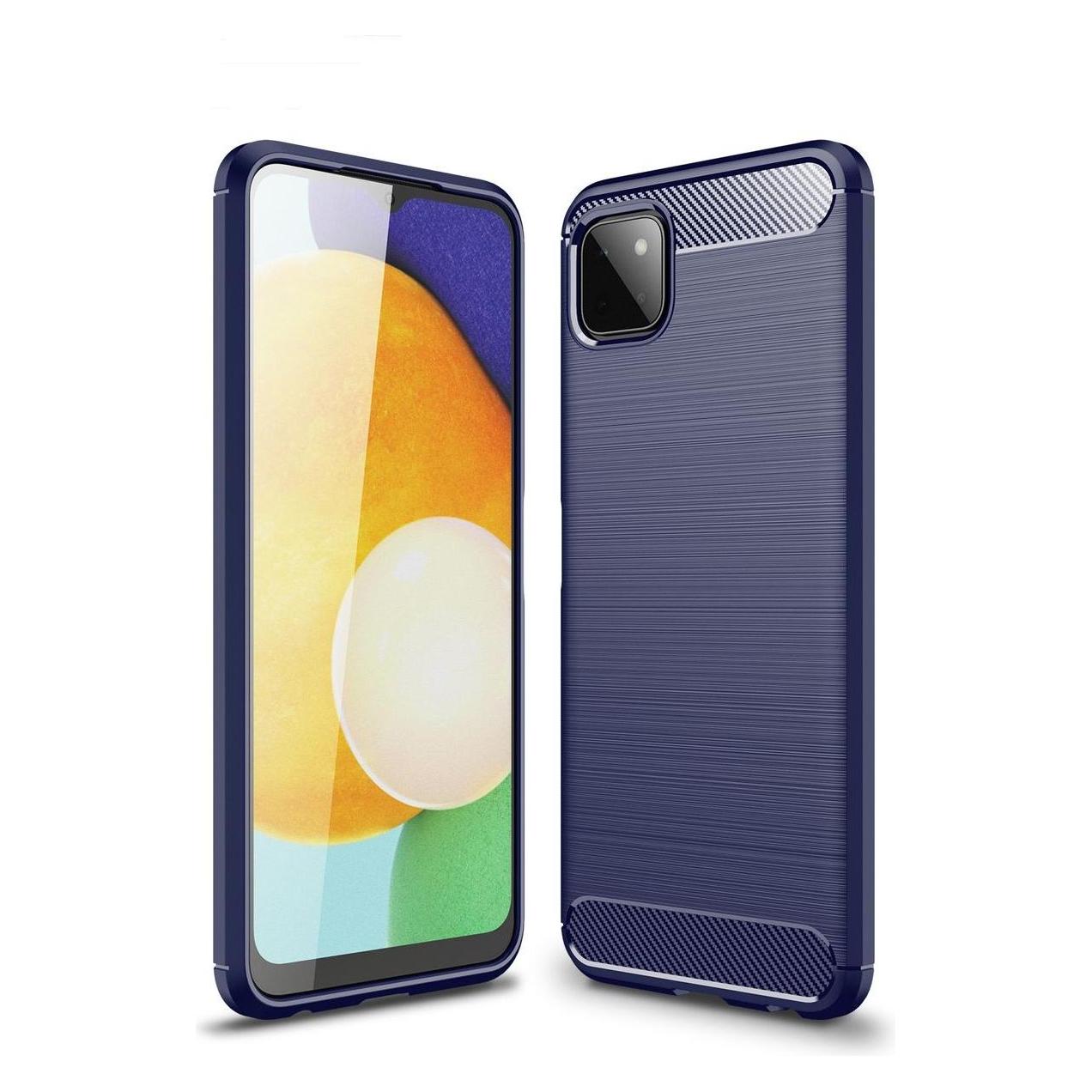 Bild von König Design Hülle Handy Schutz für Samsung Galaxy A22 5G Case Cover Tasche Etuis Bumper Neu (Samsung Galaxy A22 5G), Smartphone Hülle, Blau