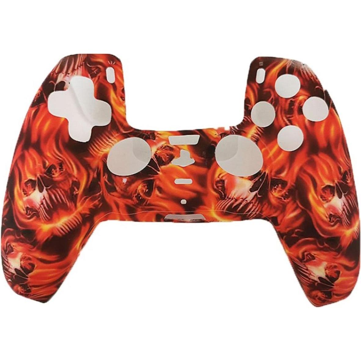 Bild von König Design 2 x Schutzhülle für Playstation 5 DualSense Controller Skin Silikon Schutz Motiv (Playstation Classic), Gaming Controller Zubehör, Mehrfarbig