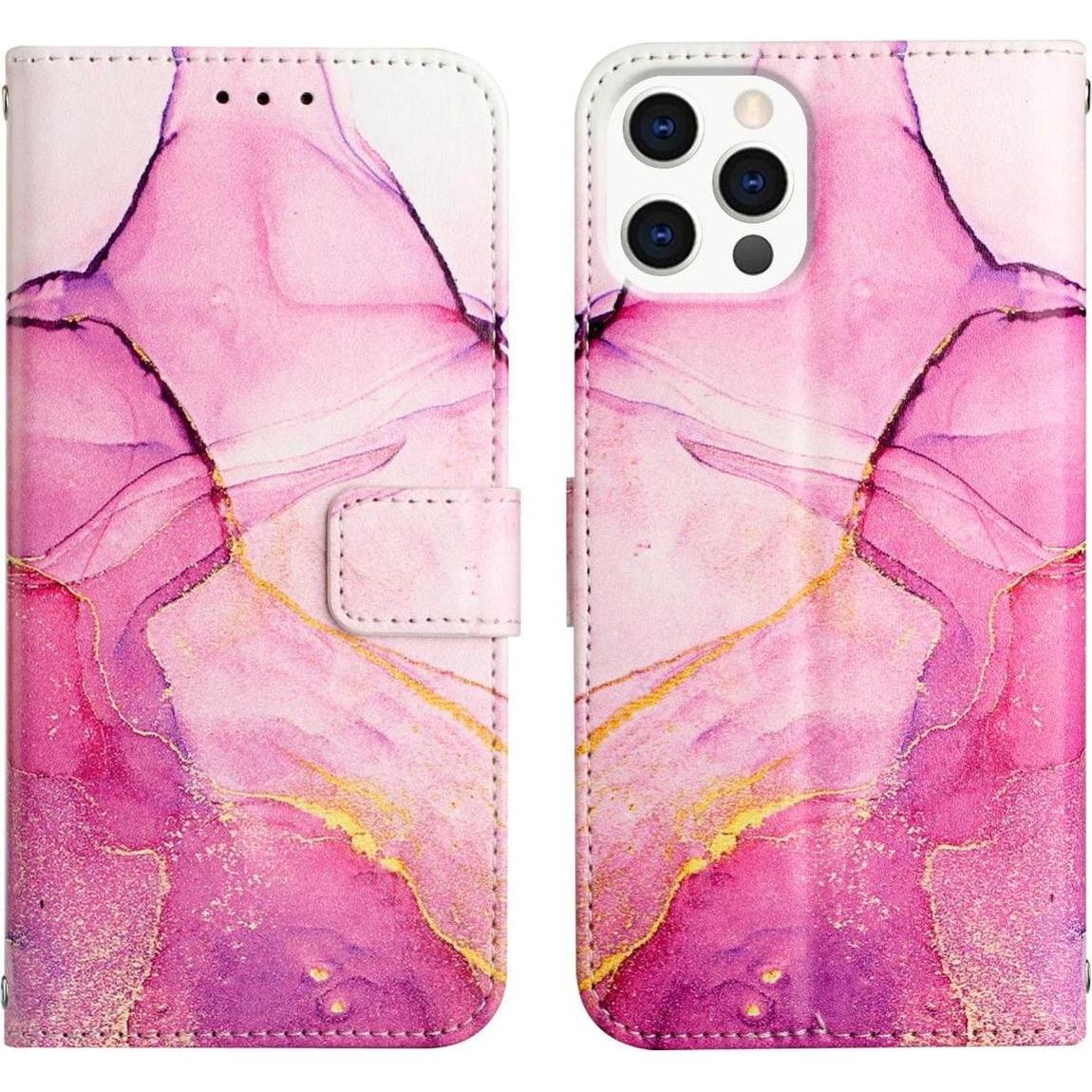 Bild von König Design Hülle Handy Schutz für Apple iPhone 13 Pro Case Cover Tasche Wallet 360 Grad Neu (Apple iPhone 13 Pro), Smartphone Hülle, Mehrfarbig