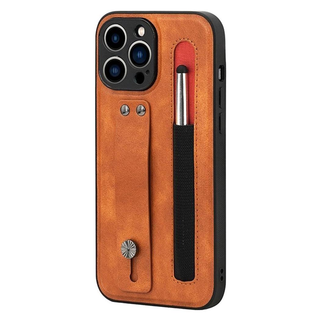 Bild von König Design Hülle Handy Schutz für Apple iPhone 13 Pro Case Cover Bumper Etuis Schale Tasche (Apple iPhone 13 Pro), Smartphone Hülle, Braun