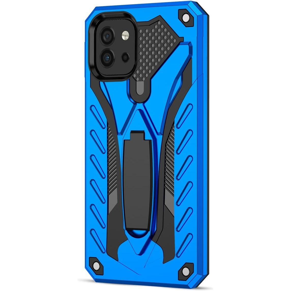 Bild von König Design Hülle Handy Schutz für Samsung Galaxy A03 Case Cover Tasche Etuis Bumper Halter (Samsung Galaxy A03), Smartphone Hülle, Blau