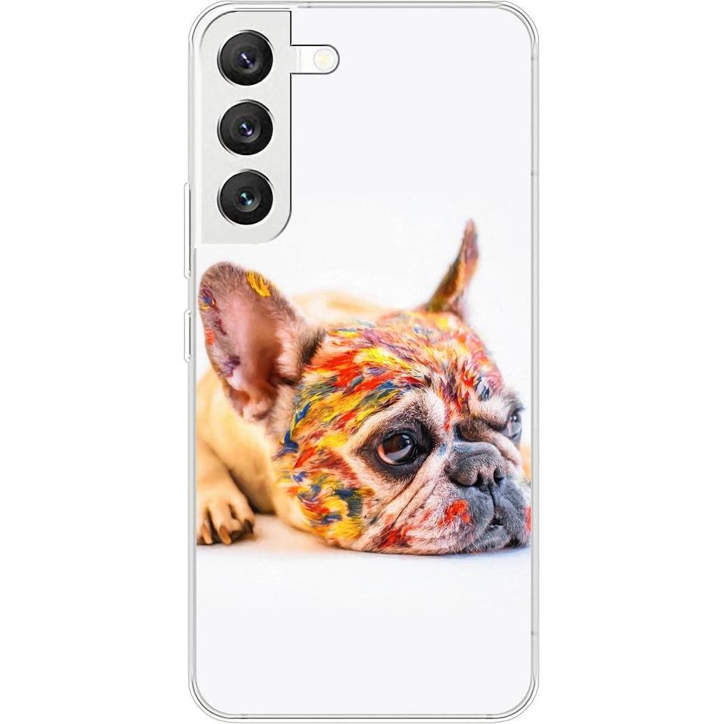 Bild von König Design Hülle Handy Schutz für Samsung Galaxy S22 5G Case Cover Tasche Bumper Etuis TPU (Samsung Galaxy S22 5G), Smartphone Hülle, Mehrfarbig