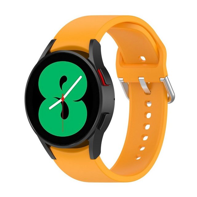 Bild von König Design Sport Ersatz Armband für Samsung Galaxy Watch 5 40 / 44 mm Silikon Band Loop Neu (44 mm, Silikon, Galaxy Watch 5), Uhrenarmband, Gelb