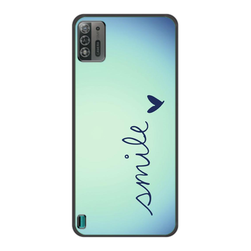 Bild von König Design Hülle für ZTE Blade A52 Lite - Smile Blau
