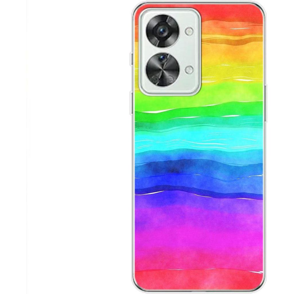 Bild von König Design Hülle Handy Schutz für OnePlus Nord 2T Case Cover Tasche Bumper Etuis TPU Neu (OnePlus Nord 2T), Smartphone Hülle, Mehrfarbig