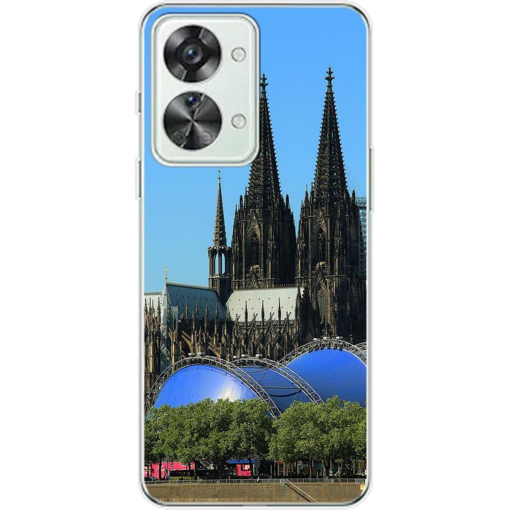 Bild von König Design Hülle Handy Schutz für OnePlus Nord 2T Case Cover Tasche Bumper Etuis TPU Neu (OnePlus Nord 2T), Smartphone Hülle, Mehrfarbig