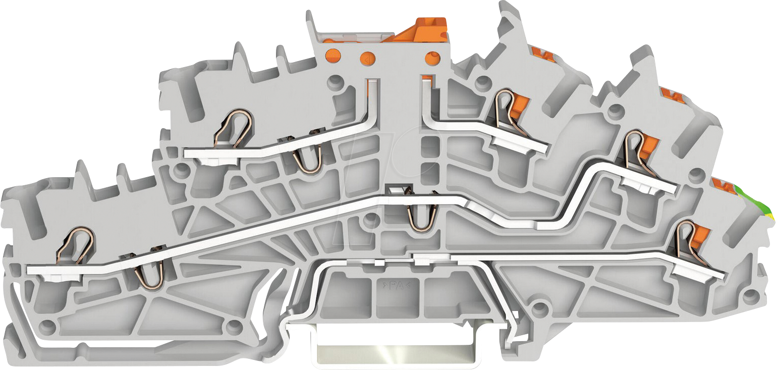 Bild von WAGO 2203-6544 - Installationsetagenklemme, 3-pol, Ø 0,25 - 4 mm