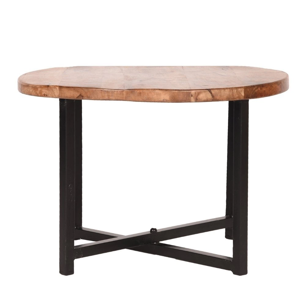 Bild von RINGO-Living Beistelltisch Makoa in Natur-dunkel aus Mangoholz 400x600mm