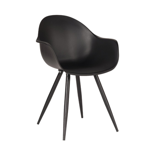 Bild von RINGO-Living Esszimmerstuhl Ahe in Schwarz aus Kunststoff
