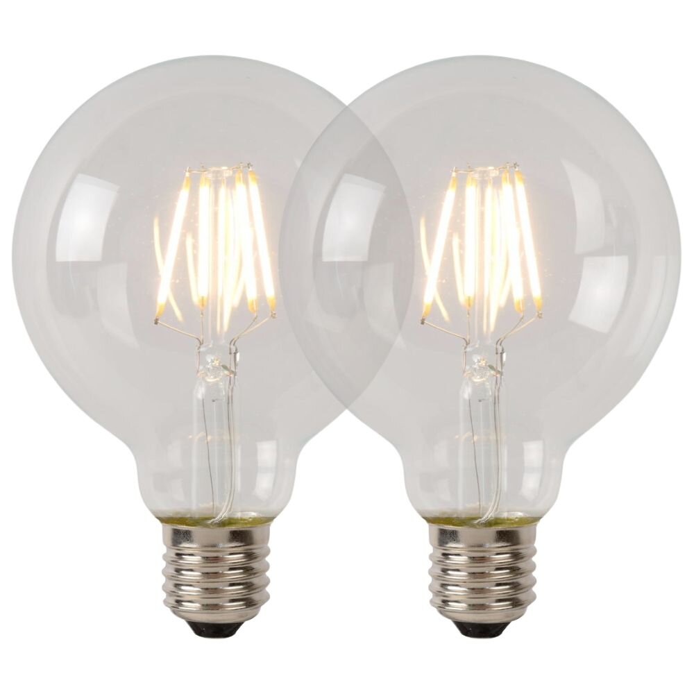 Bild von LED Leuchtmittel E27 Globe - G80 in Transparent 7W 1480lm Doppelpack