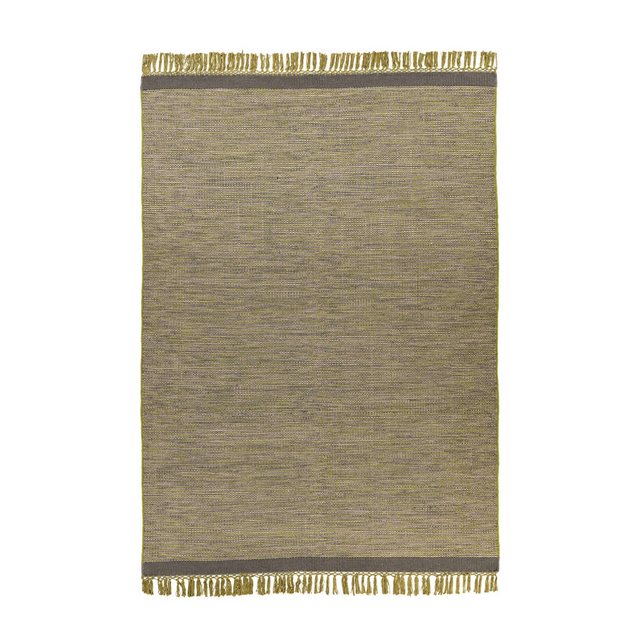 Bild von Qiyano Teppich Kurzflorteppich Juana 100 Grün 170 x 240 cm