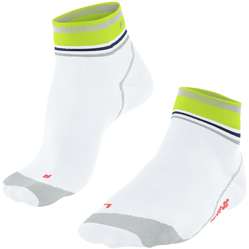 Bild von FALKE Unisex Fahrradsocken BC Impulse Short U SSO Funktionsmaterial antiblasen 1 Paar, Weiß (White 2007), 39-41