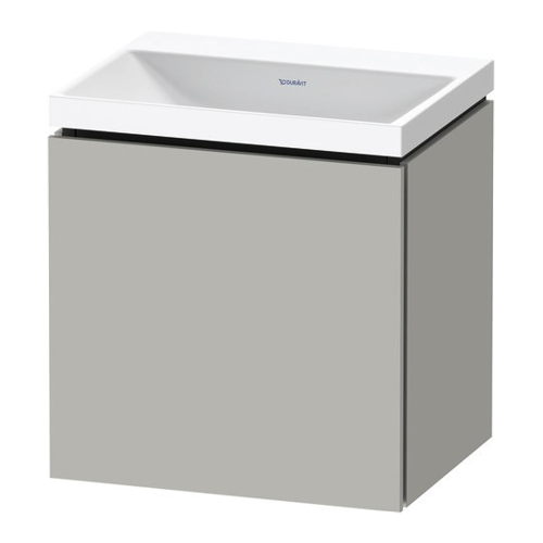 Bild von Duravit L-Cube c-shaped Set wandhängend in Betongrau Matt