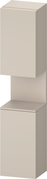 Bild von Duravit Qatego Hochschrank, Türanschlag links, 400x360x1760mm, Nische Taupe Matt, QA1346L91, Farbe: Taupe Supermatt/mit Nischenbeleuchtung