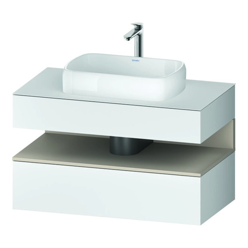 Bild von Duravit Qatego Konsolenwaschtischunterbau – Funktionalität trifft Design