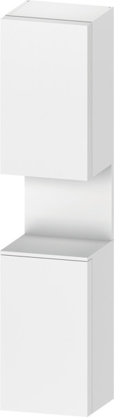 Bild von Duravit Qatego Hochschrank, Türanschlag links, 400x360x1760mm, Nische Weiß Matt, QA1346L18, Farbe: Weiß Matt/mit Nischenbeleuchtung