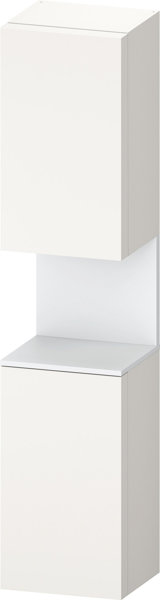 Bild von Duravit Qatego Hochschrank, Türanschlag rechts, 400x360x1760mm, Nische Weiß Matt, QA1346R18, Farbe: Weiß Supermatt/mit Nischenbeleuchtung