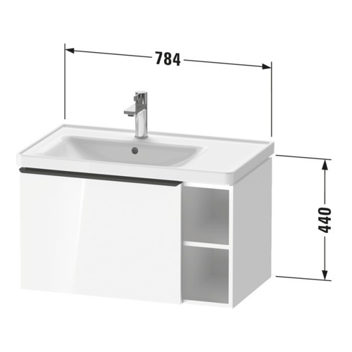 Bild von Duravit D-Neo Waschtischunterschrank – Stilvolles Design für Ihr Badezimmer