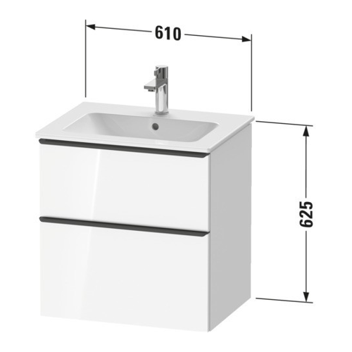 Bild von Duravit D-Neo Waschtischunterschrank - Eleganz trifft Funktionalität