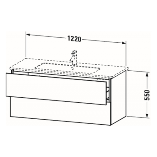 Bild von Duravit L-Cube Waschtischunterschrank – Eleganz trifft Funktionalität