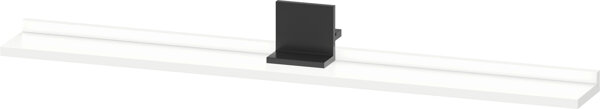 Bild von Duravit Sivida Ablage, Halterung Diamantschwarz Matt, 1000x115x35mm, SV74330BD, Farbe: Weiß Matt