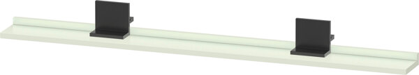 Bild von Duravit Sivida Ablage, Halterung Diamantschwarz Matt, 1200x115x35mm, SV74340BD, Farbe: Blassgrün matt