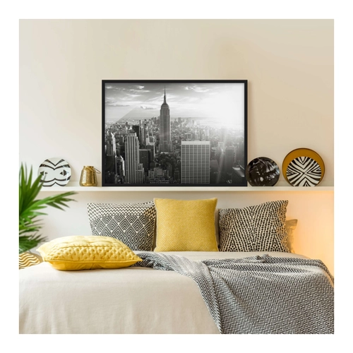 Bild von Architektur & Skyline Bild mit Rahmen Manhattan Skyline