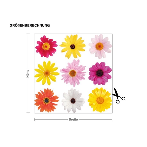 Bild von Wandtattoo Blumen Blüten Set – Ein Hauch von Natur für Ihr Zuhause