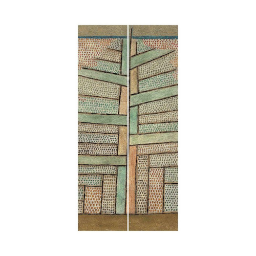 Bild von Bilderdepot24 Schiebegardine modern Flächenvorhang blickdicht Paul Klee - Kiefer