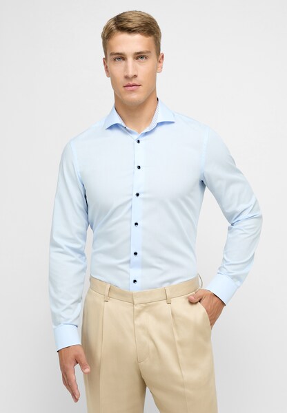 Bild von ETERNA Herren Original Shirt Slim FIT 1/1 himmelblau 41_H_1/1