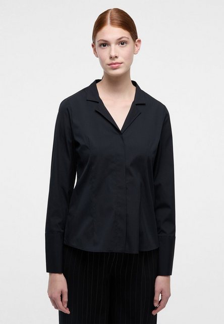 Bild von Signature Shirt Bluse in schwarz unifarben